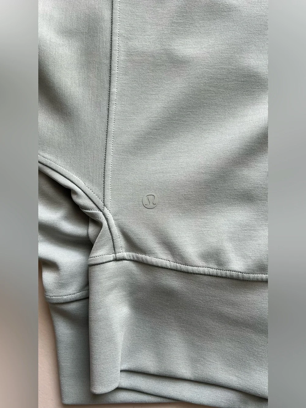 Lululemon Softstreme Dropped Sleeve Wrap Silver Blue Est. 12